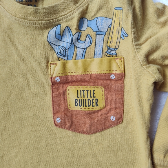 Little Boy's Carter's brand, size 2T, long sleeve shirt. - Picture 3 of 3